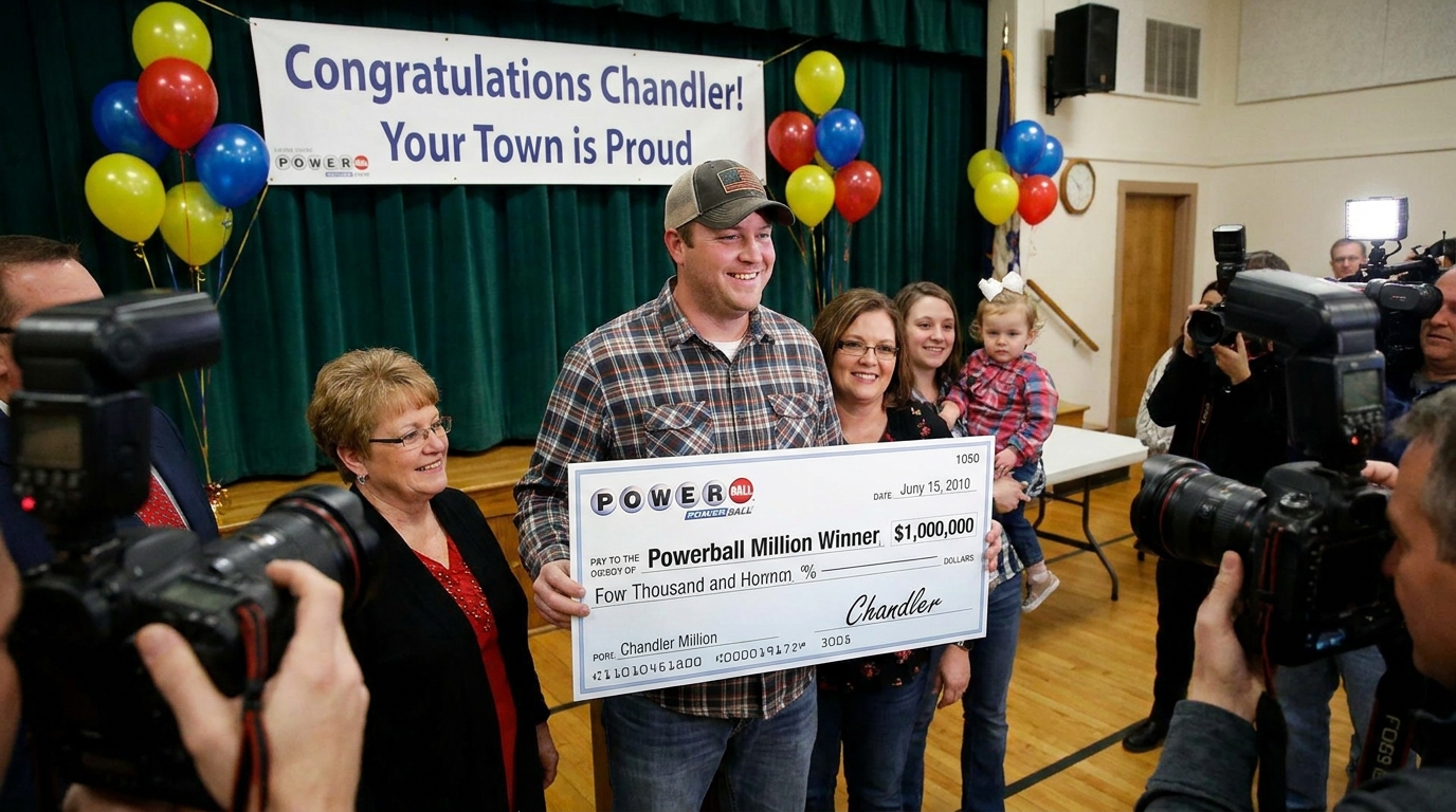 chandler powerball million winner