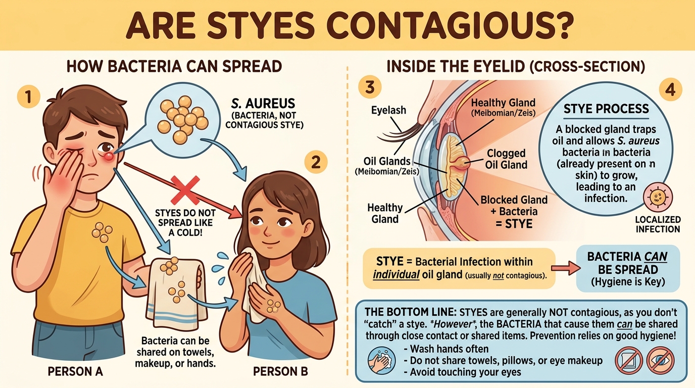 are styes contagiou