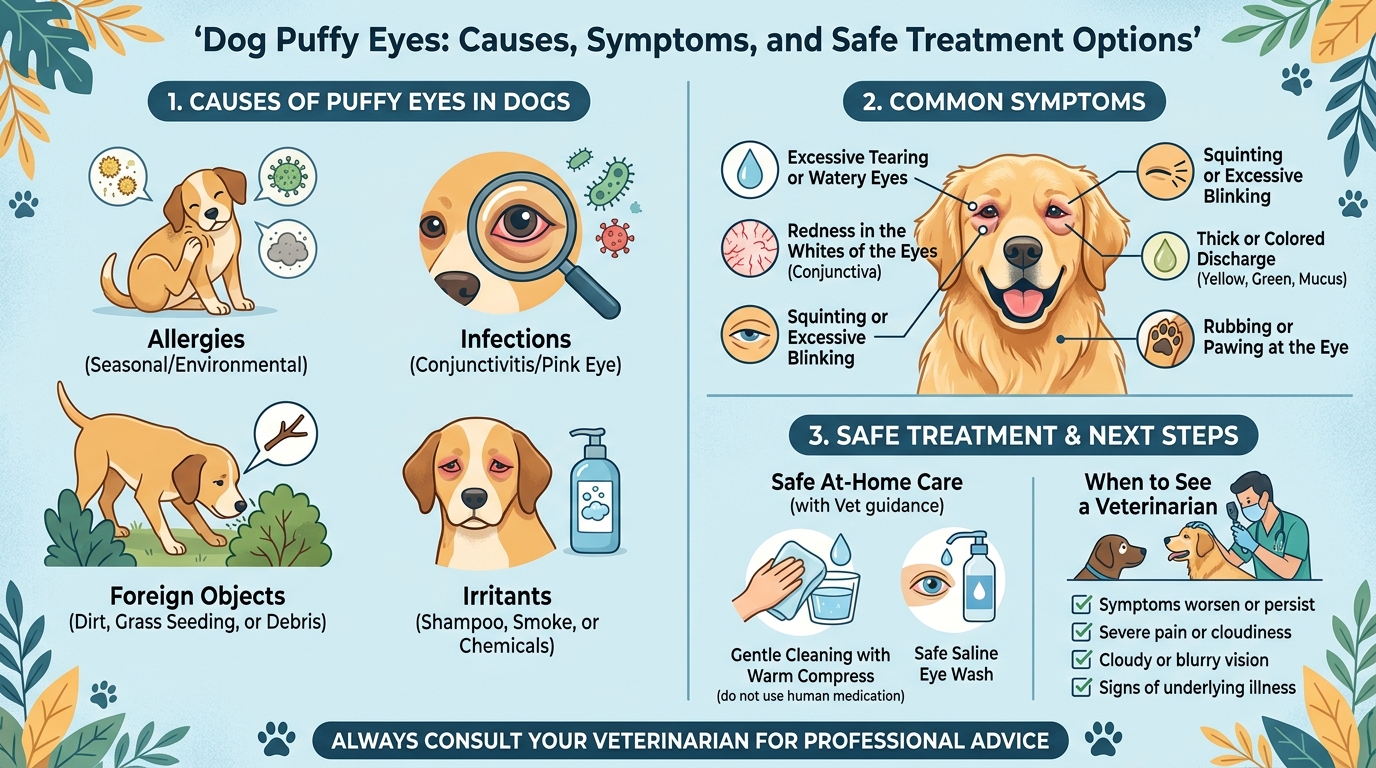 dog puffy eyes